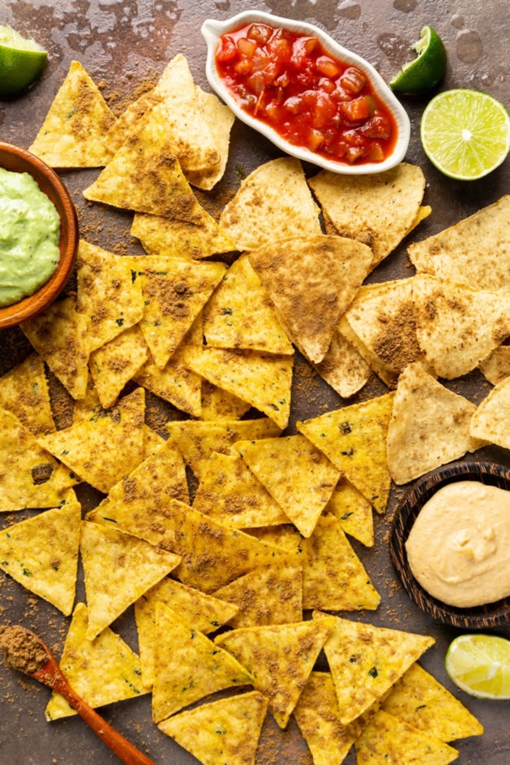 Plant- and insect-based tortilla chips