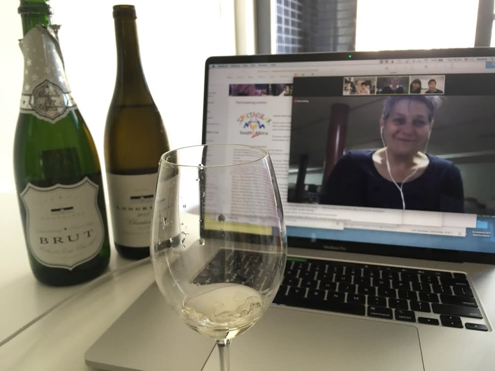 Virtual wine tasting